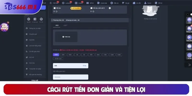Cách rút tiền đơn giản và tiện lợi